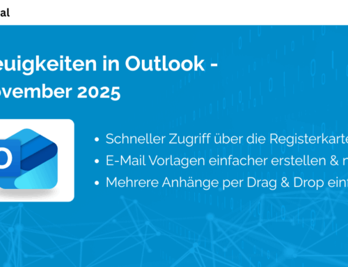 Neuigkeiten in Outlook im November 2025!