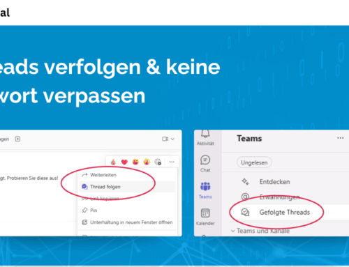 Neu in Microsoft Teams: Threads folgen für mehr Übersicht in der Zusammenarbeit