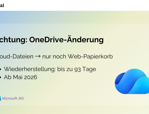 OneDrive-Änderung ab Mai 2026